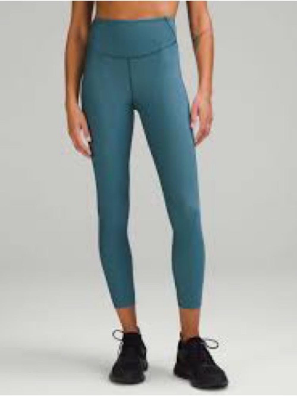 Lululemon athletica Teal High-Waist Ribbed Leggings size 6